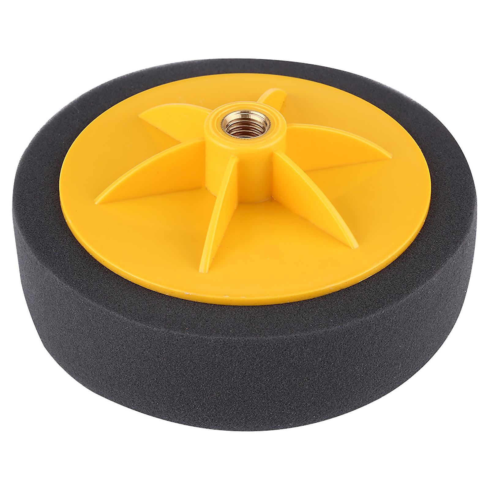 6 inch/15 cm Black Car Polisher Buffing and Waxing Pad Kit