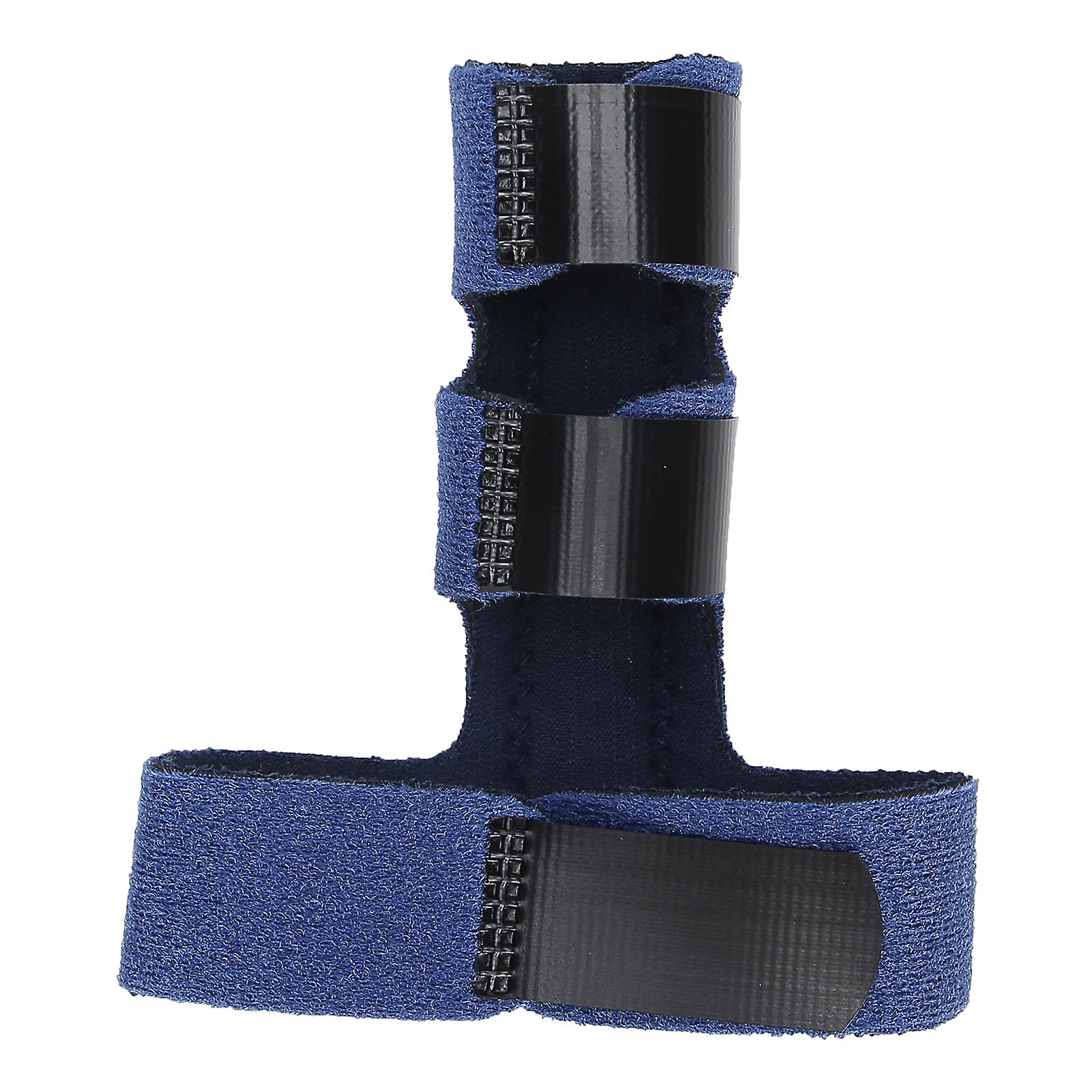Finger Joint Stabilization Splint, Sprain Fracture Protection, Finger Fixation, Blue