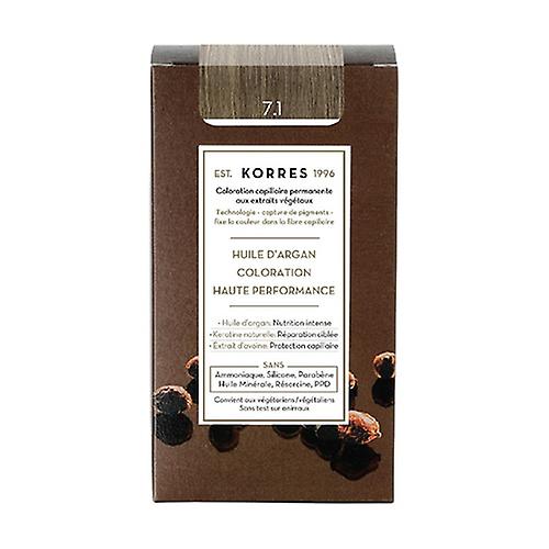 Permanent coloring argan oil, blond brown 7.7 1 unit