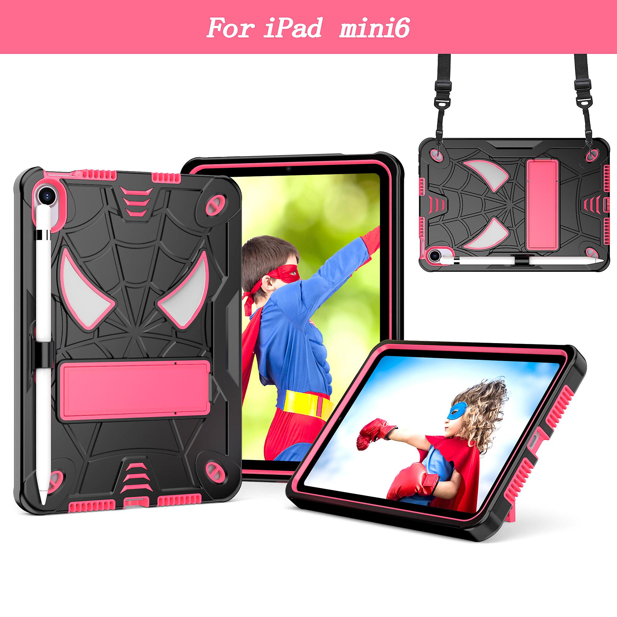 For iPad Mini6 Case with Shoulder Strap and Kickstand