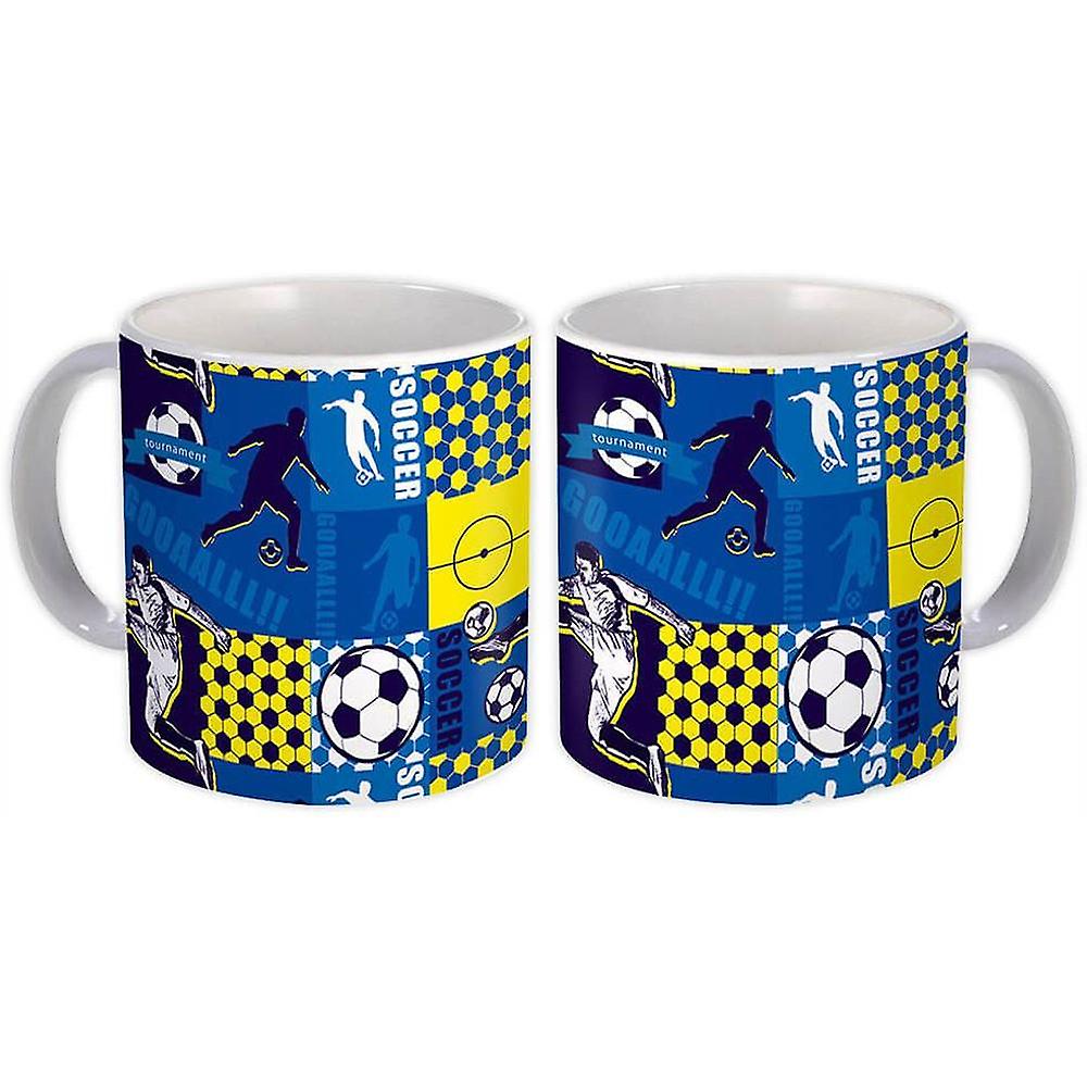 Hediye Kupa: Futbol Patchwork Çocuk