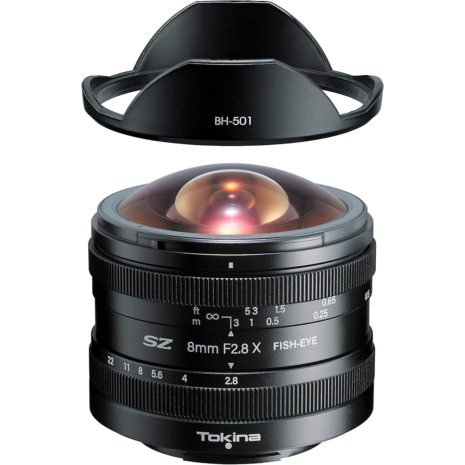 Tokina Sz 8mm F2.8 Fisheye Mf Lens For Fuji X Mount Camera