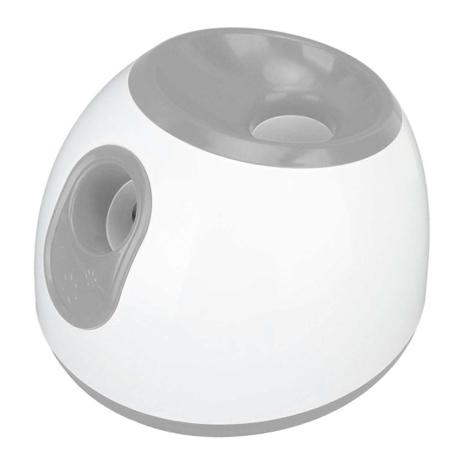 Automatic Tennis Ball Thrower Machine Interactive Adjustable Range 3 Balls Pet Fetching Machine for Puppies Dogs Grey US Plug 100‑240V