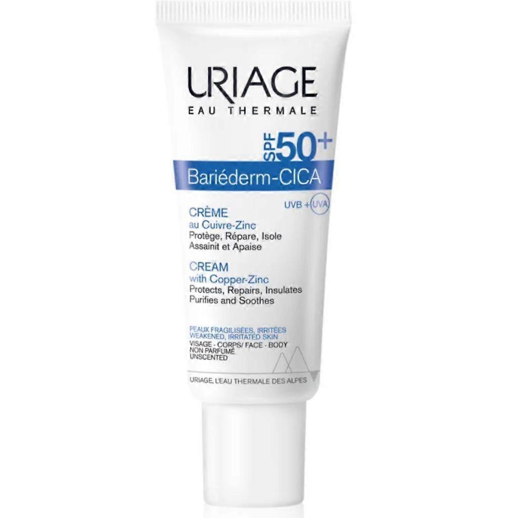 Uriage Bariéderm Cica-Cream 含铜锌 SPF50+ 40ml