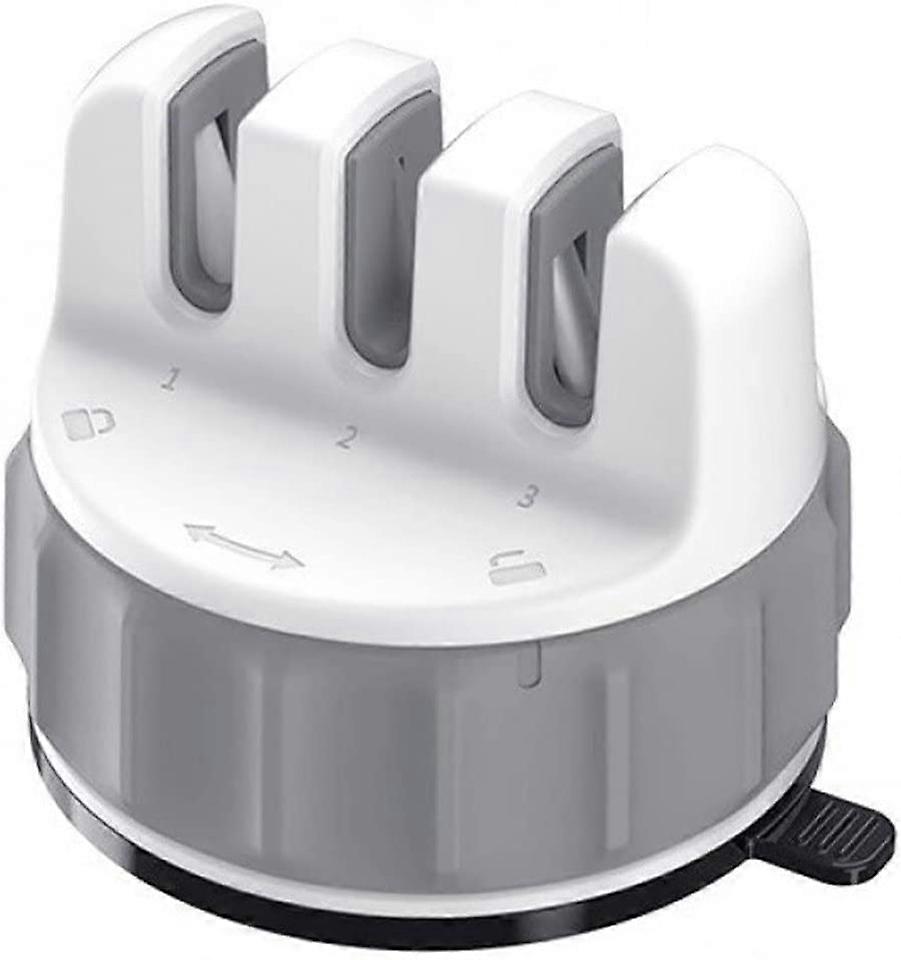Mini Knife Sharpeners, One Handed Super Suction Kitchen Pointer Tool