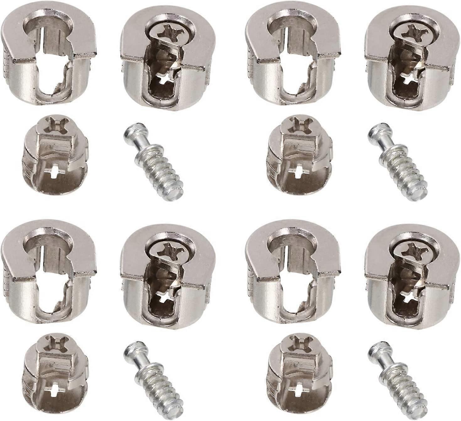 10 Pieces Fasteners Connector Panel Screw Cam Wheel Lock Connection Wardrobe Eccentric Fixer Furniture Connectors to