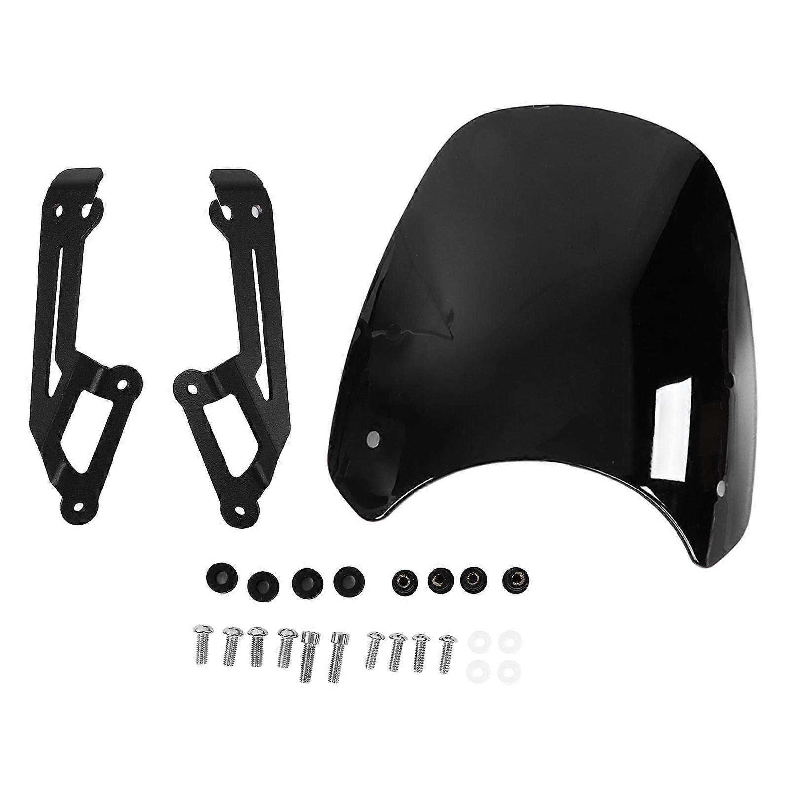 Motorcycle Windshield ABS Wind Deflector Replacement for Ducati Scrambler 800 20152020Black E2U611