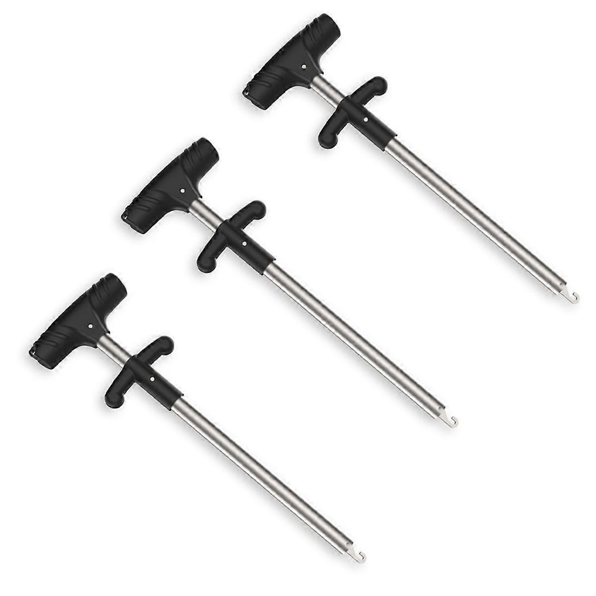 Portable T-Type Hook Remover, Hook Remover, Hook Remover, Aluminum Alloy Hook Remover Silver