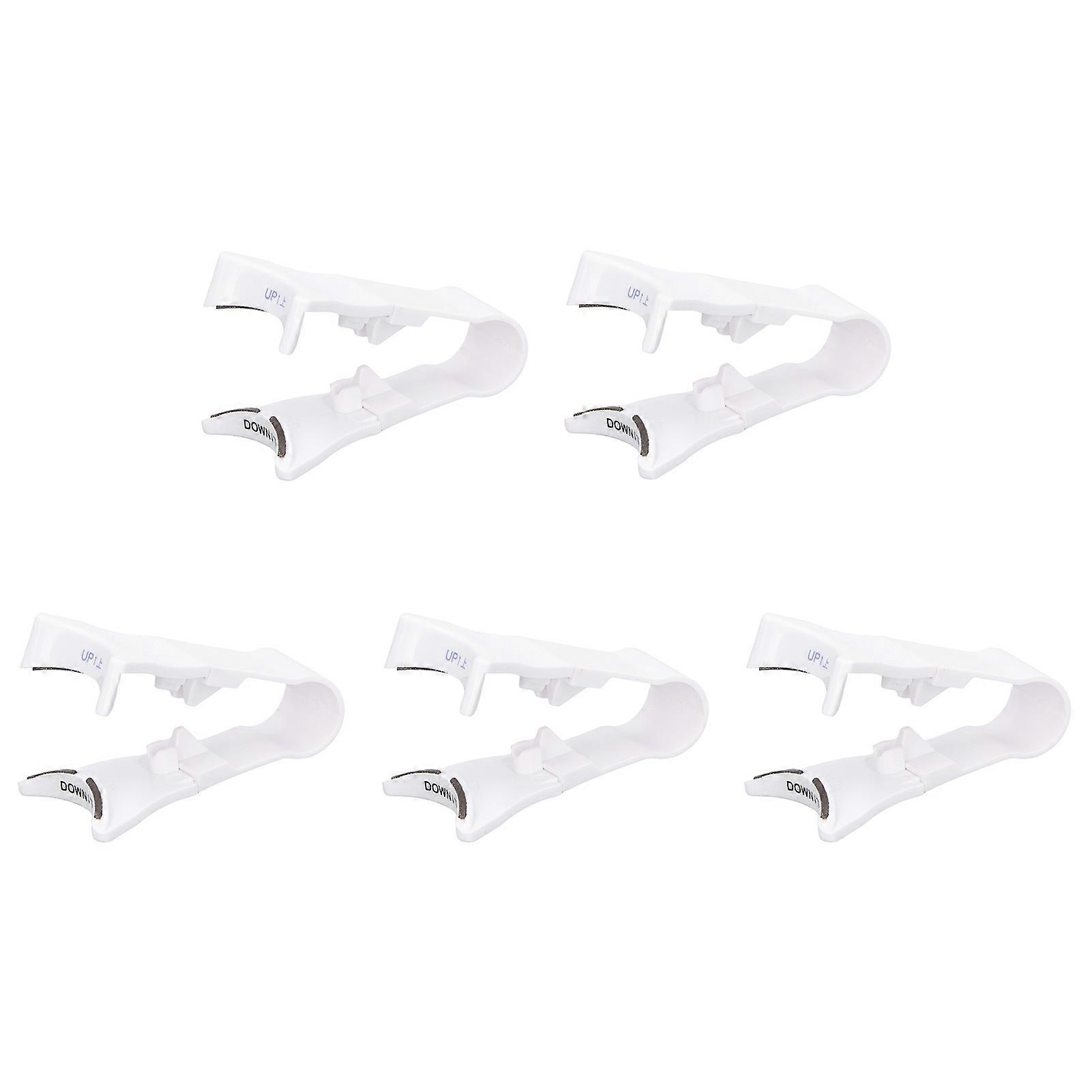 5pcs Magnetic Eyelash Applicator Clip Wide Angle Arc Easy Wearing Eyelashes Helper Tool