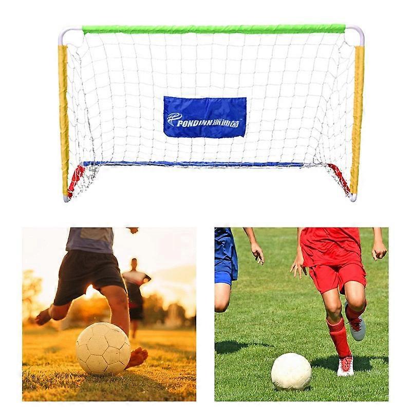 Kids Goals Practice Net Football Training Soccer Goal For Indoor Outdoor Sports Game Lawn Garden Backyard Playground