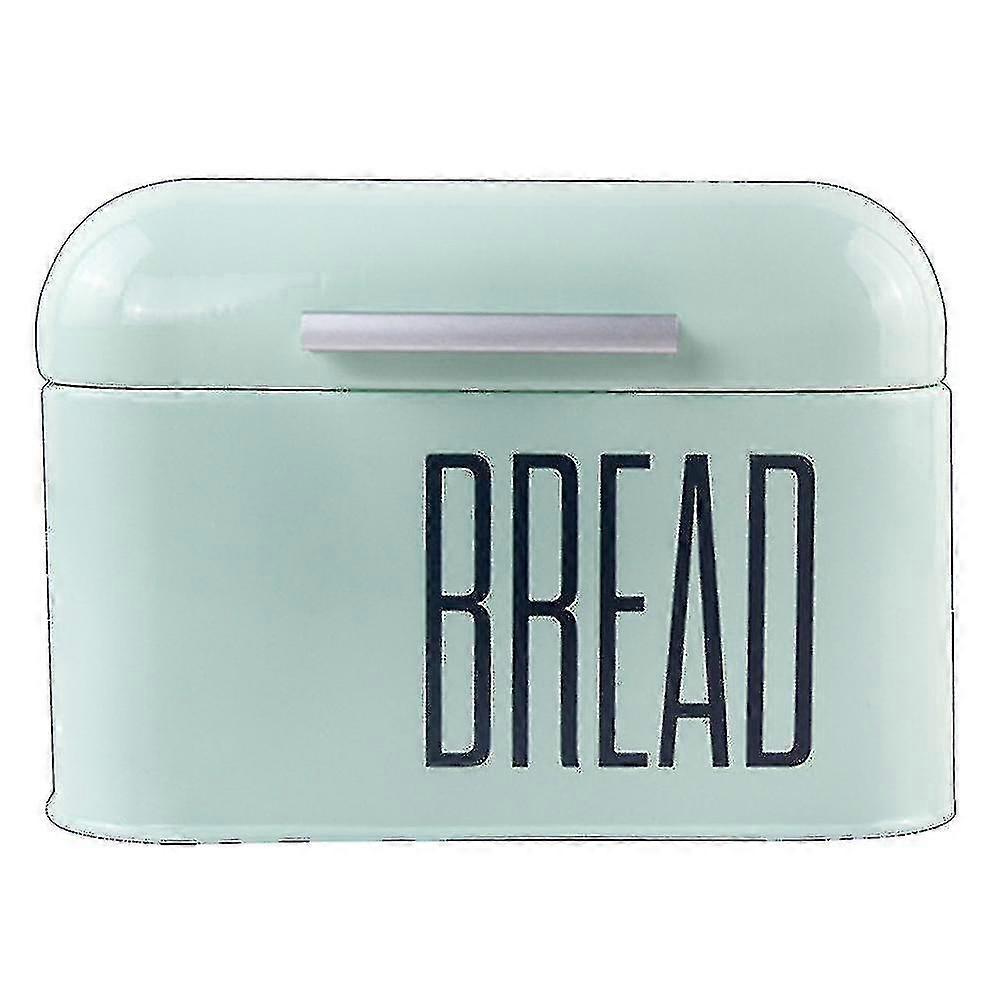 Countertop Metal Bread Box Bread Bin Storage Container(green)