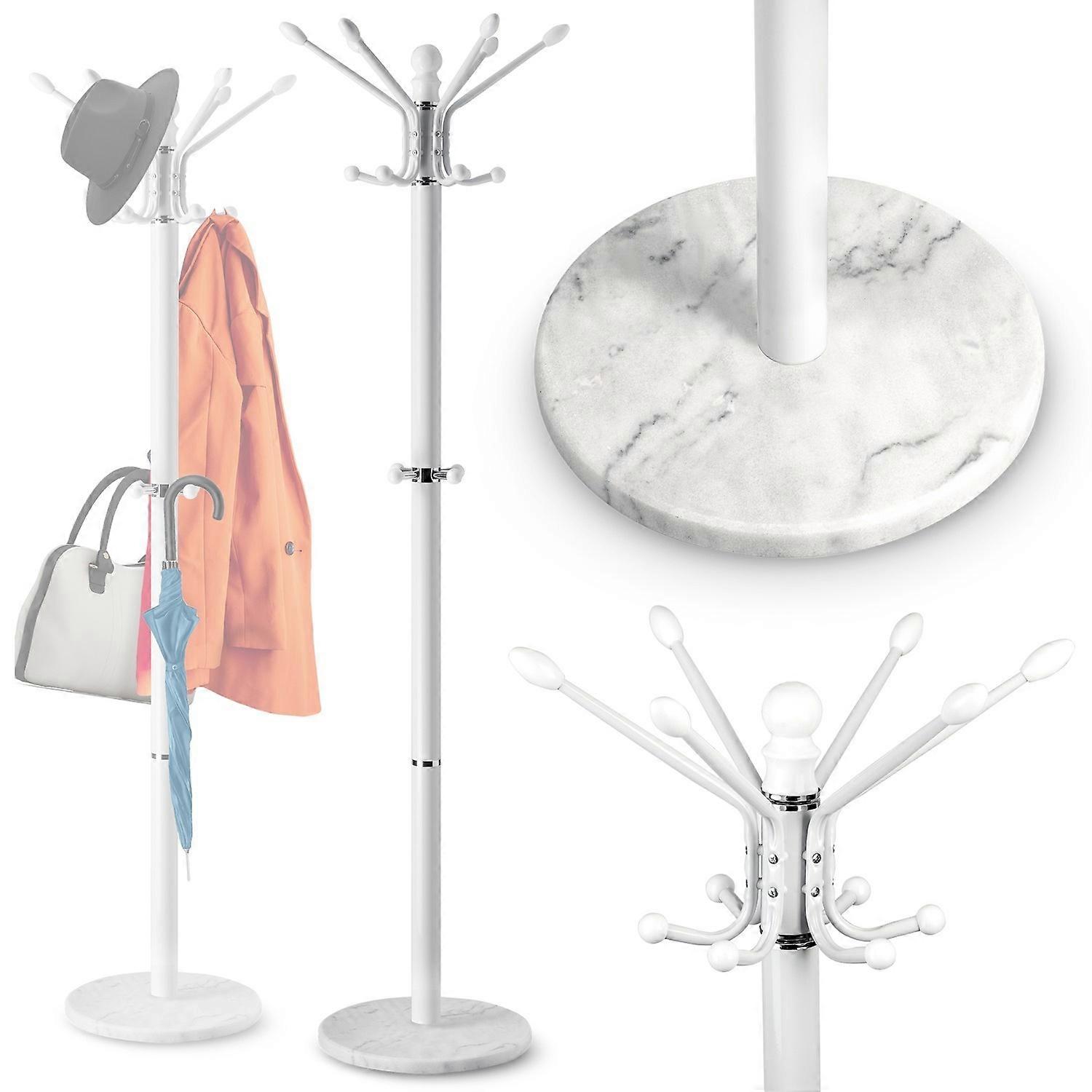Freestanding coat rack with marble base Massido 684301
