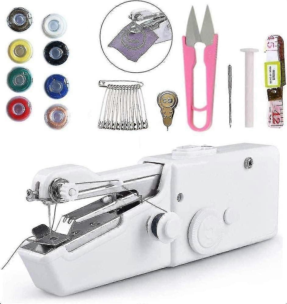 Mini Portable Electric Sewing Machine With Sewing Accessories For Fabric