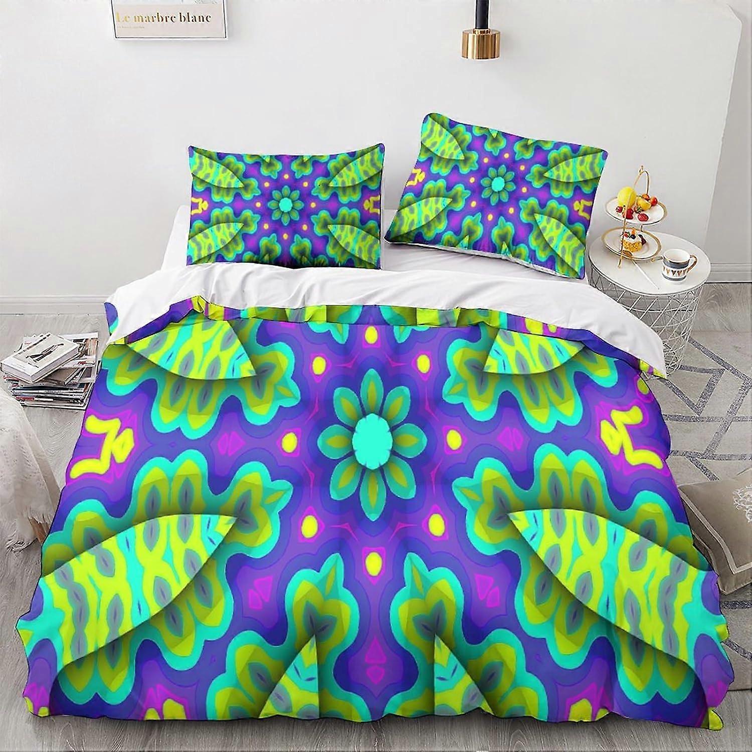 Hard Science fiction Bedding Set Pieces Space Duvet Cover D Pattern with Zipper Closure Hypoallergenic Microfiber with Pillowcases for Adults E 135*20