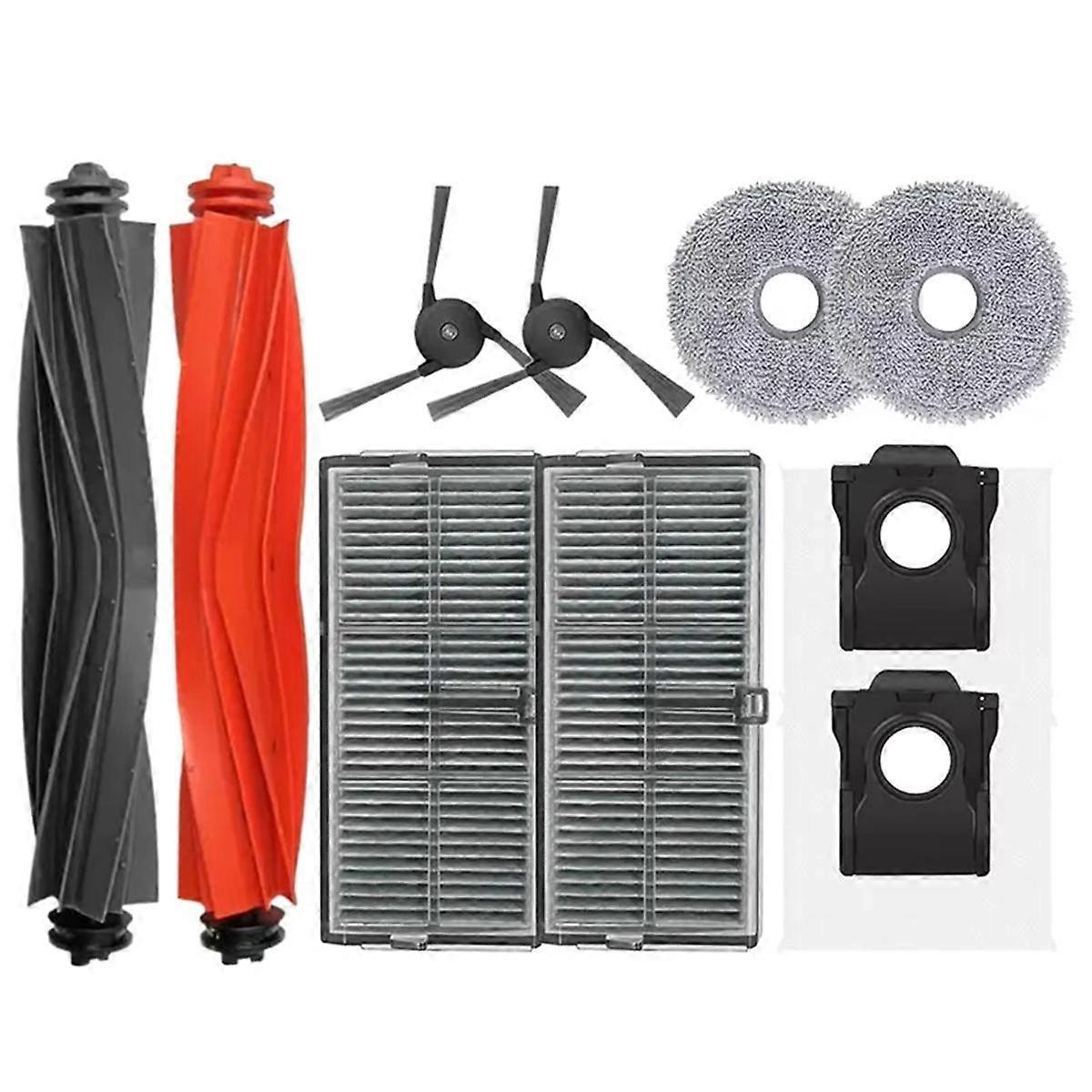 Accessories for X40 Pro Ultra Robot Vacuum Cleaner Main Side Brush Hepa Filter Mop Dust Bags Replac