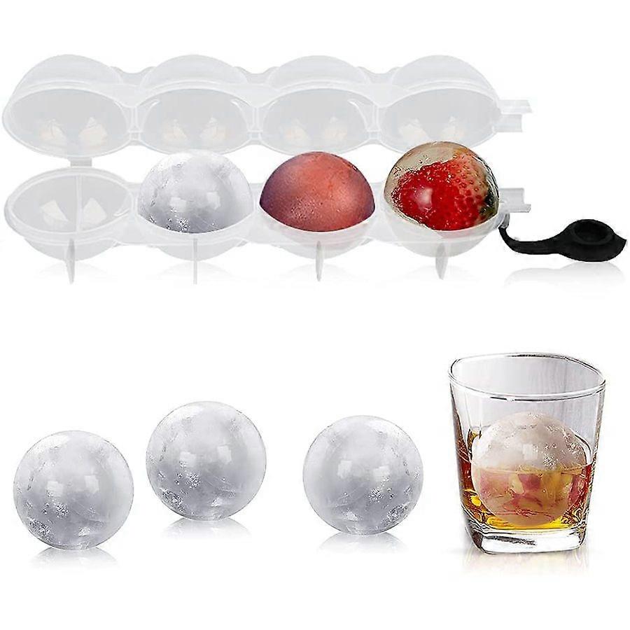 Nirvana Ice Ball Mold, round ice cube mold large, ice hockey mold ice cubes, create ice balls once, for whiskey, cocktails, juice, chocolate