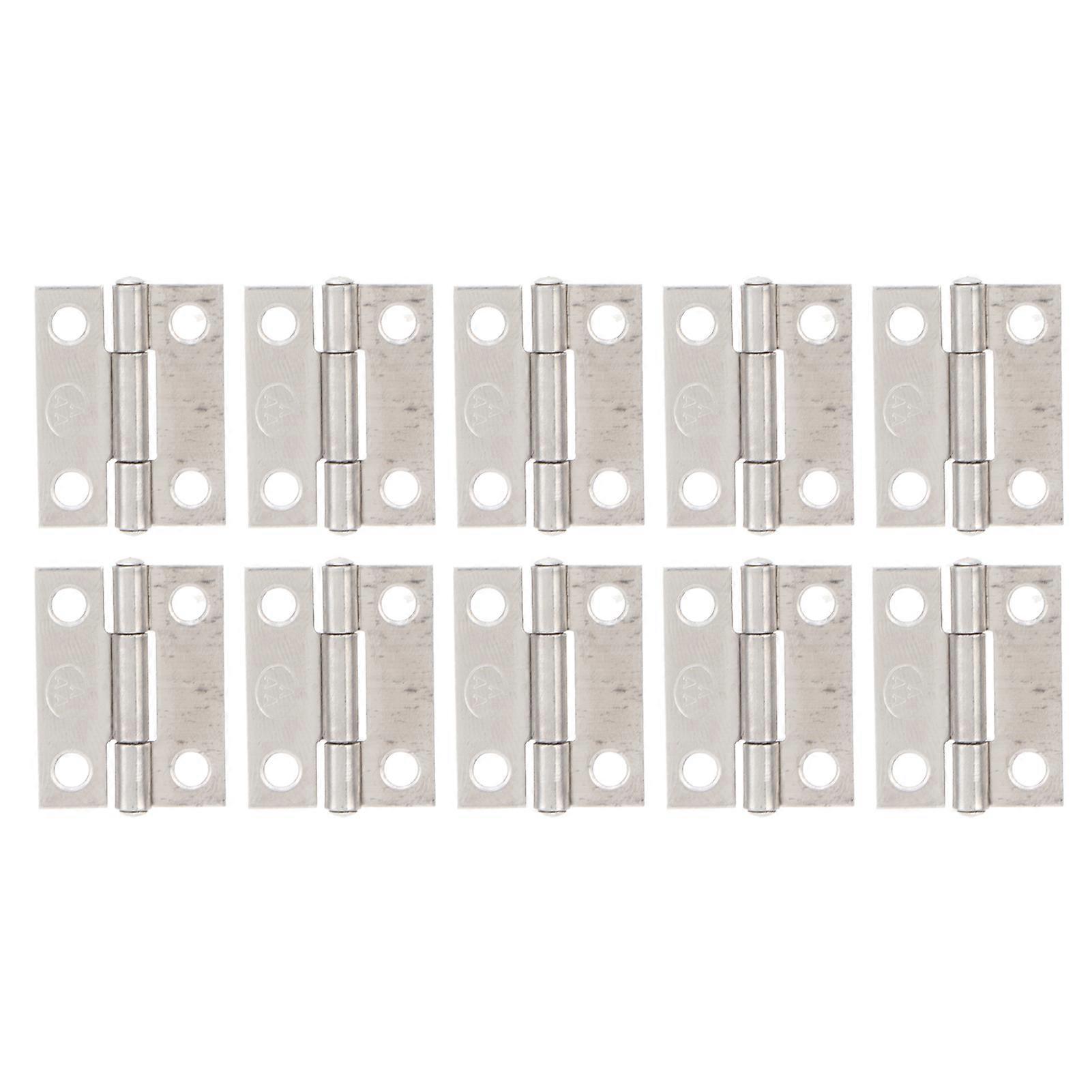 10 قطع 1 بوصة مفصلات 304 الفولاذ المقاوم للصدأ 4 ثقب مفصلات قابلة للطي للصناديق البحرية باب مجلس الوزراء