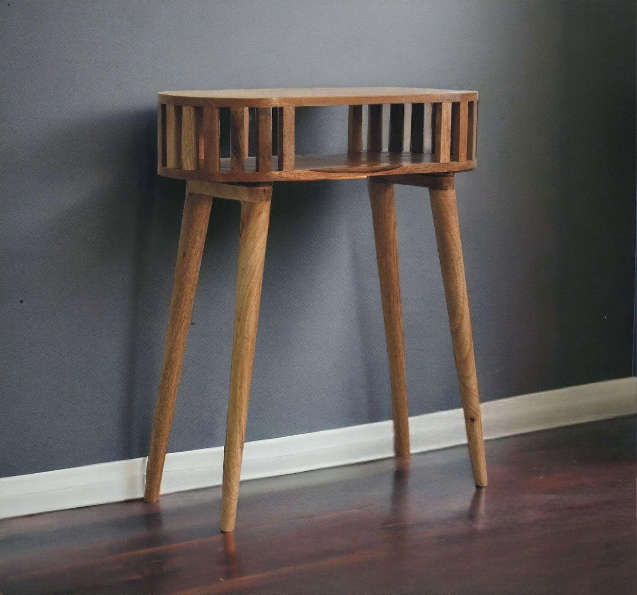 Lattice Hallway Console Table