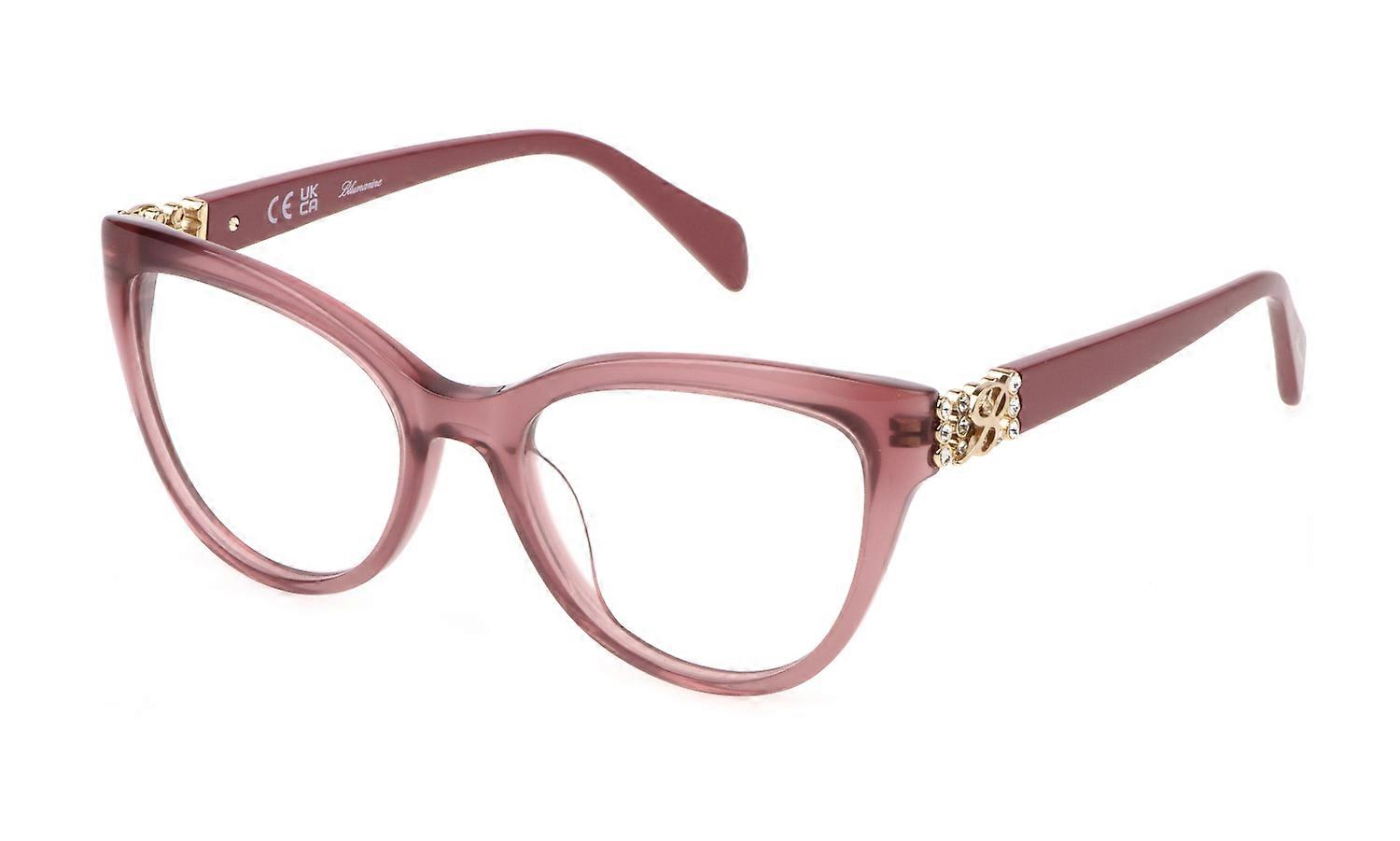 Eyewear Frames Blumarine VBM852S 06K7 ROSA OPALINO LUCIDO 52/18/135 WOMAN