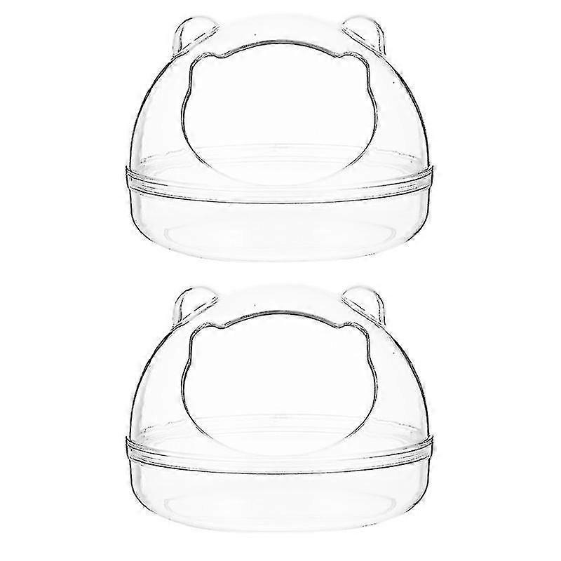 2pcs Hamster Bath Container