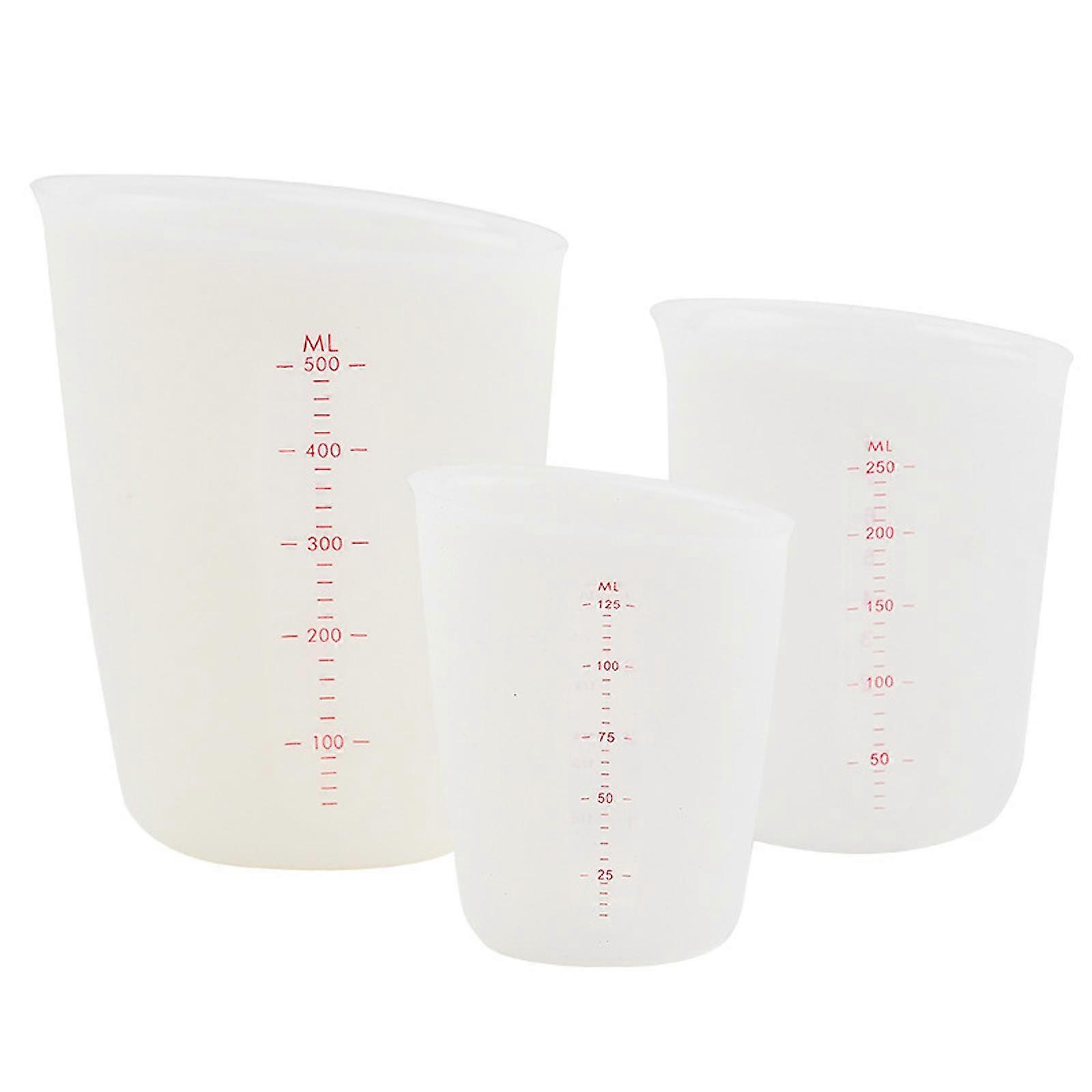 3pcs Multipurpose Measuring Cups Epoxy Mixing Cups Liquid Container Cups