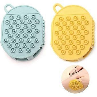 2pcs Exfoliating Bath Gloves for Shower Dead Skin Cell Removal