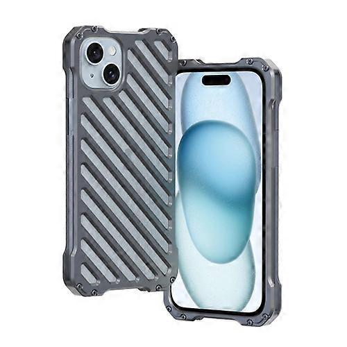 For iPhone 15 R-JUST Breathable Armor Phone Case