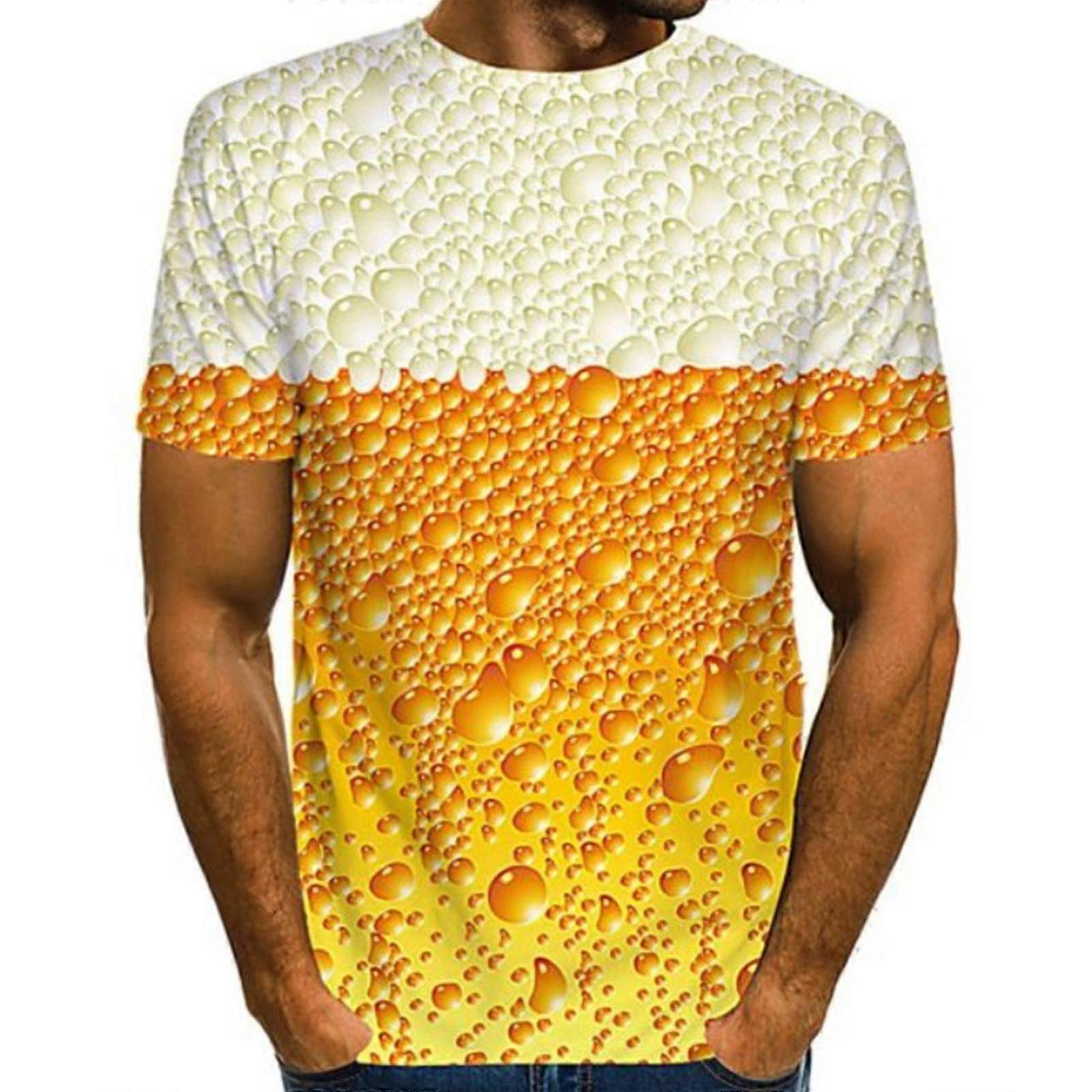 3d Print Shirts For Mens 3d Graphic Beer T Shirt Printed For Men Boys