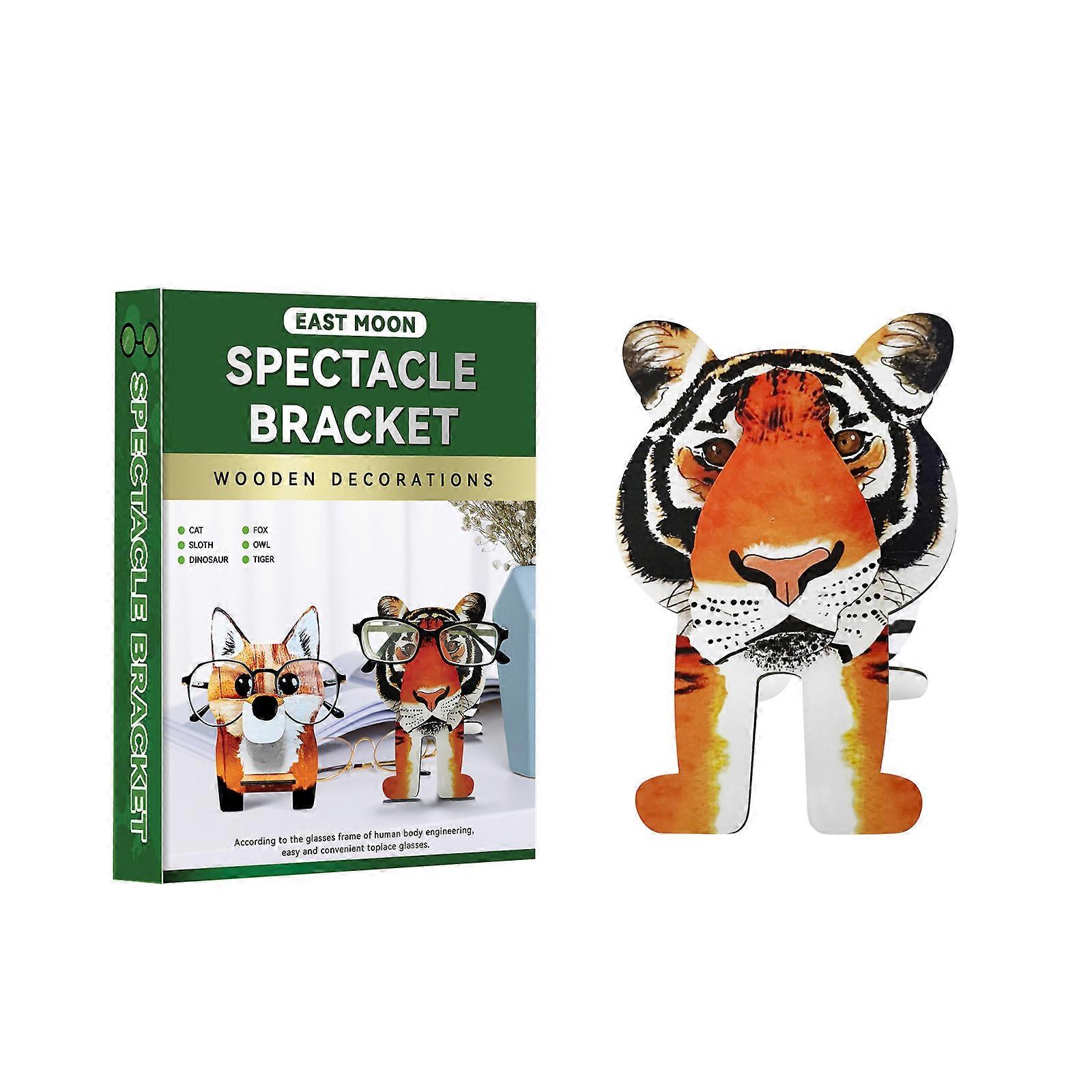 Tiger sloth fox γυαλιά γυαλιά βραχίονα γυαλιά γυαλιά γυαλιά επίδειξης περίπτερο ρολόι κοσμήματα στηρίγματα επίδειξη περίπτερο κοσμήματα ράφι