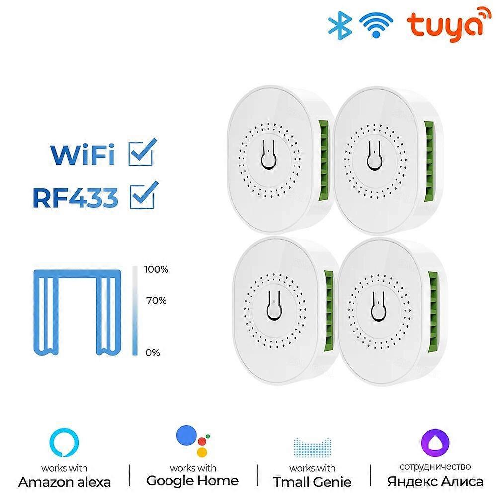 Redkid Tuya Mini WiFi RF433 Rideau aveugle Module d’interrupteur Volet roulant Volet roulant Fenêtre