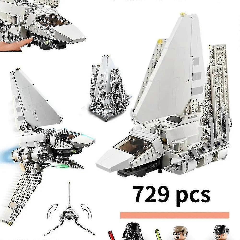 75302 Space War Imperial Shuttle Building Blocks Kit Luke Skywalked Jucărie de construcție DIY Cadouri de Crăciun pentru copii Jucării pentru băieți