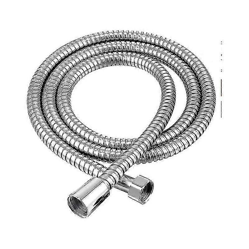 Jinyu Shower Hose Chrome Anti-kink Universal Stainless Steel Replacement Shower Hose 1 Piece