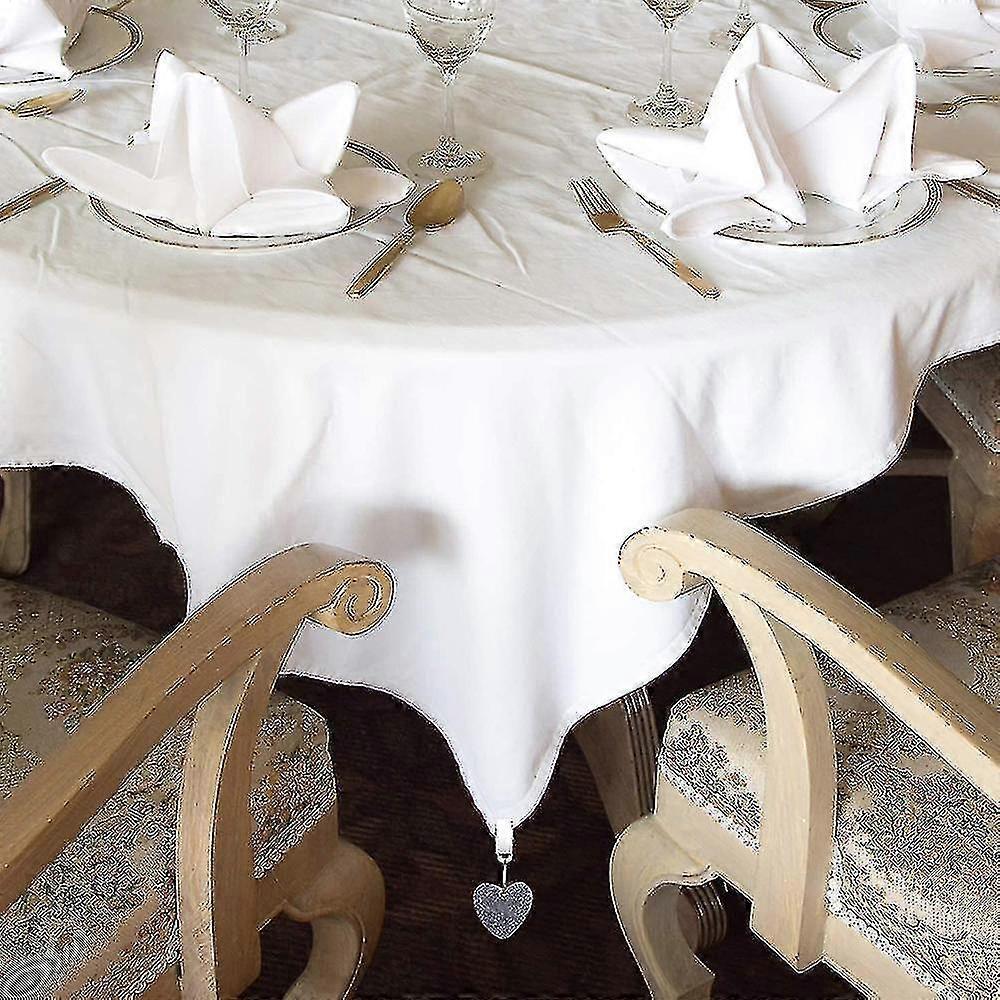 4 Packs Tablecloth Weights Hangers Heart Shape Table Cloth Clips