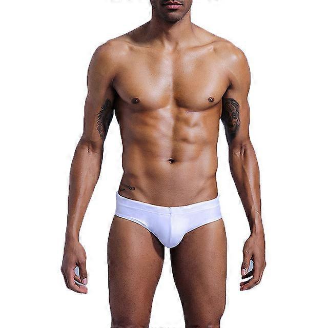 2pcs  Trunks  White Swimming Pool Swimsuit