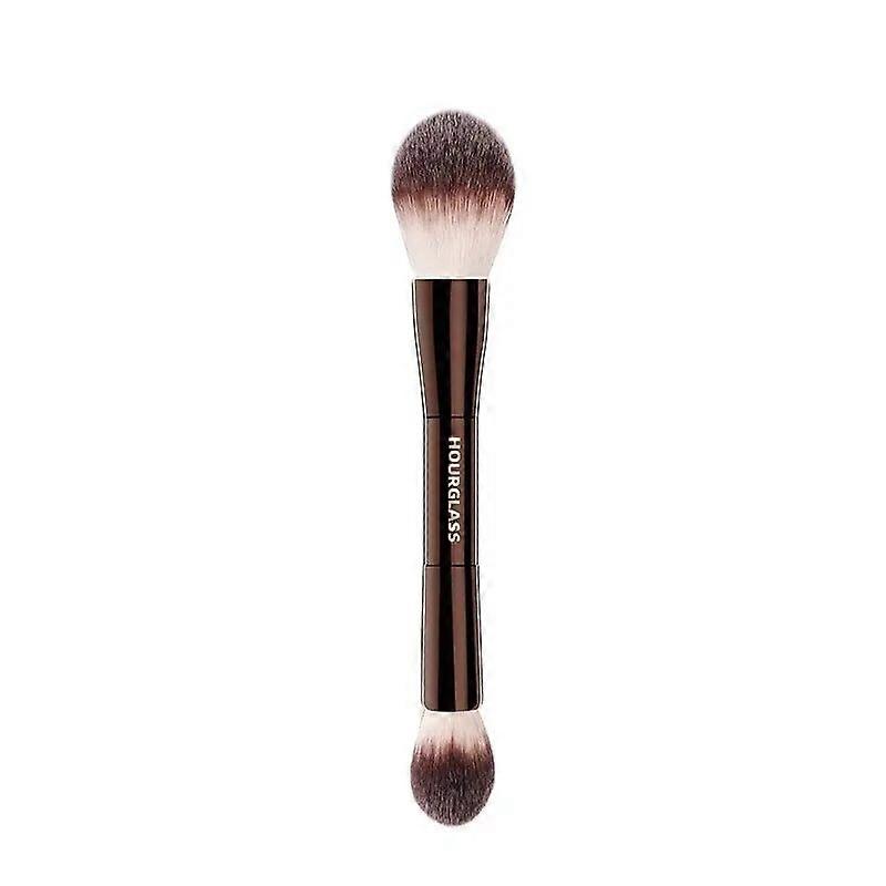 Sablier De Maquillage Pinceau - No.18 Voile Poudre Brosse Fibre Douce Cheveux Double Tête Poudre Design De Mode Simple Face Brosse