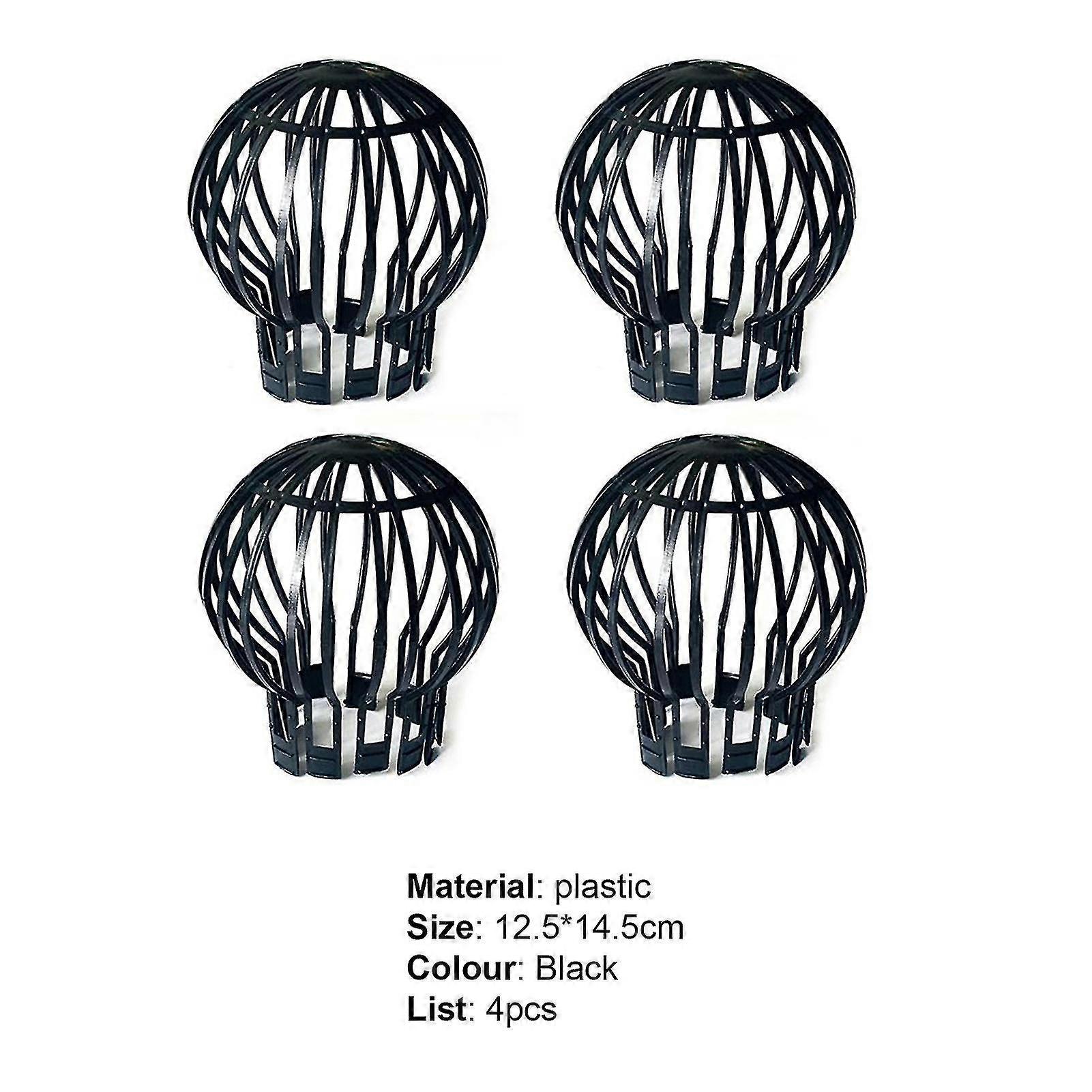 4 stk. takplatenett moderne god holdbarhet plast gulvavløpsnett blader takrennefilter husholdningsartikler