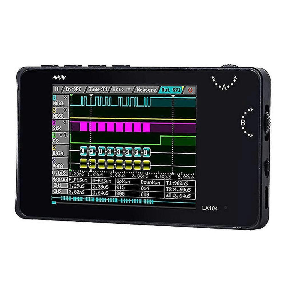 La104 Logic Analyzer Pocket Size Handheld Spi I2c Uart 100msa/s Max Sampling Rate