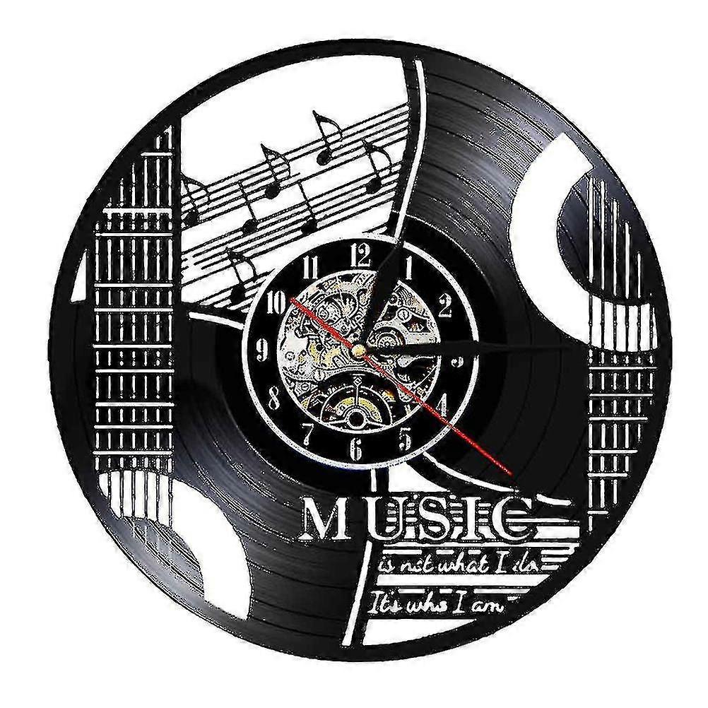 Musical Note Instrument Wall Clock