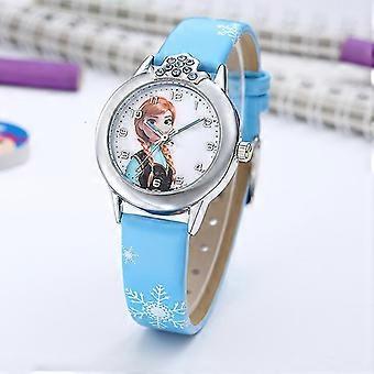 Ice And Snow Adventure Children's Cartoon Watch Men's And Women's Watch Small Dial Casual Belt Quartz Watch/YY