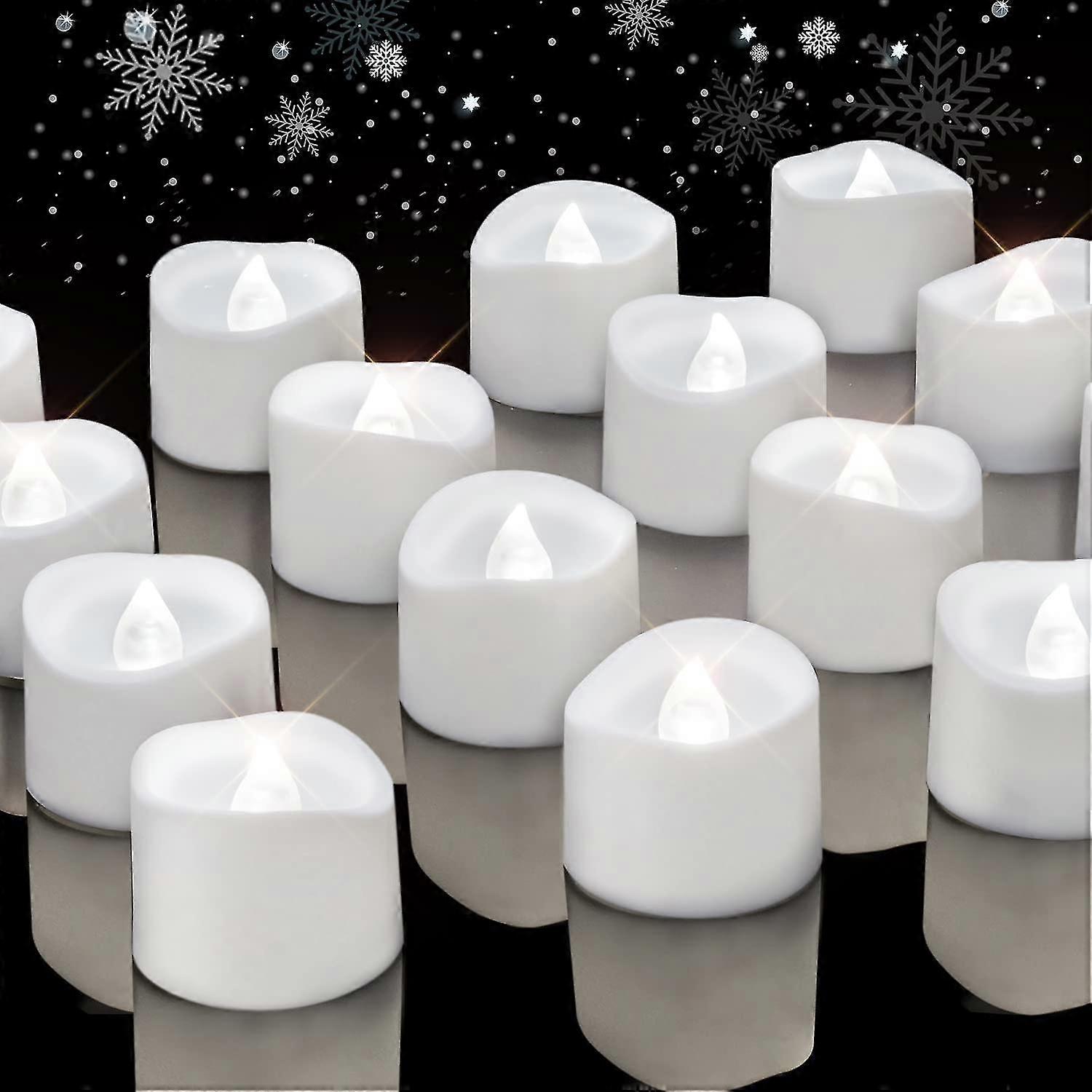 8-pack Battery Tea Lights Bulk, Long-lasting Tea Lights Battery Operated