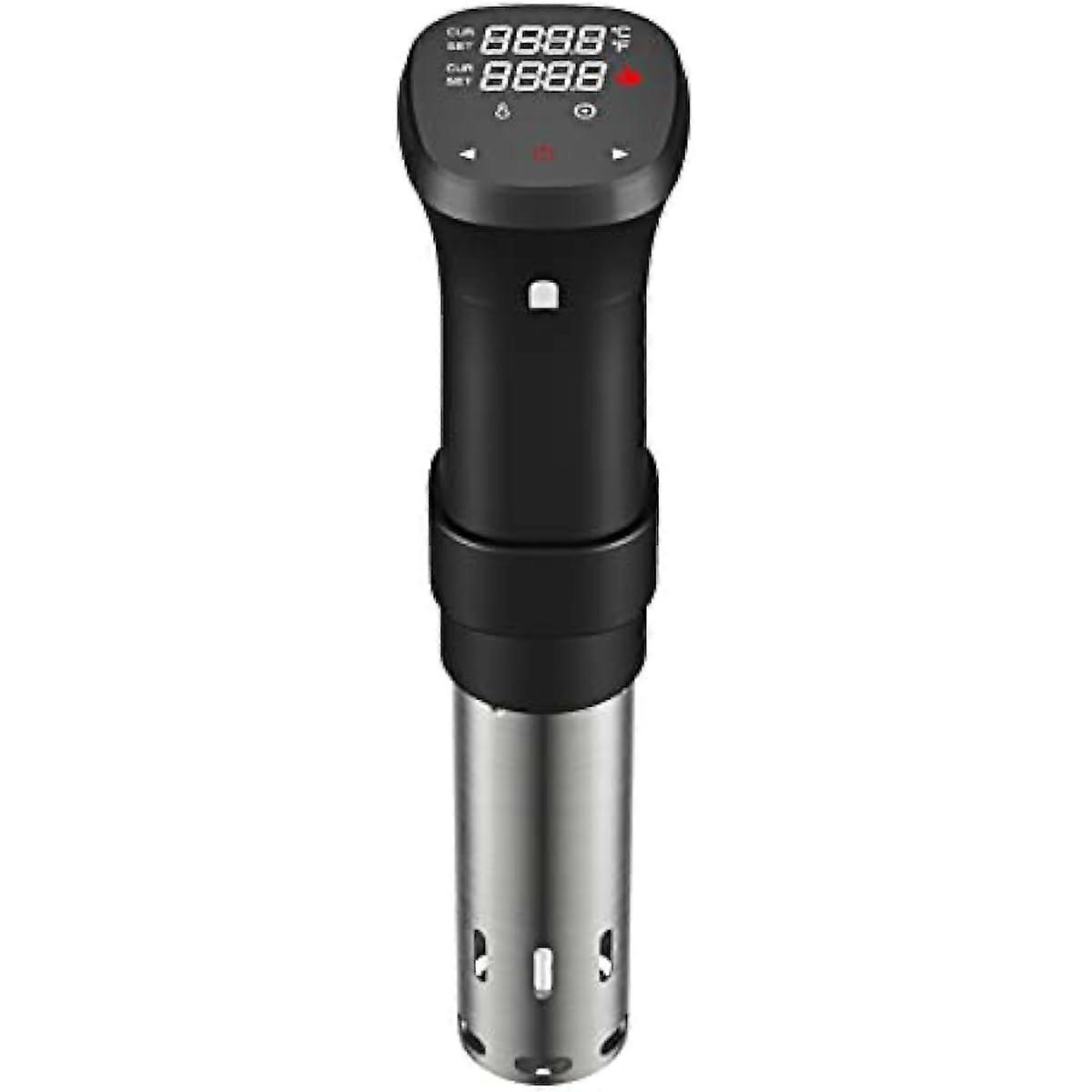 1100W Sous Vide Cooker Waterproof Quiet Cooking Machine with Accurate Temperature Time Control Display Screen Cookbook