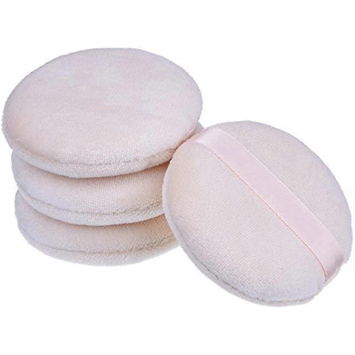 Cosmetic Powder Puff Soft Sponge Foundation Makeup Tool 275 Inch  4 Pack