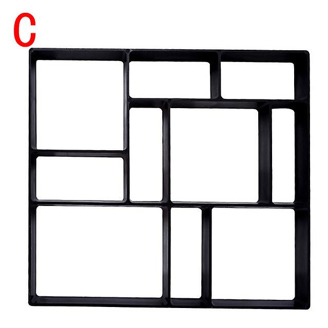Mould Garden Floor Road Concrete Mould Jardin Green Tool Molds Concrete Step Pavement Paver Moldes De Plastico Para Yeso