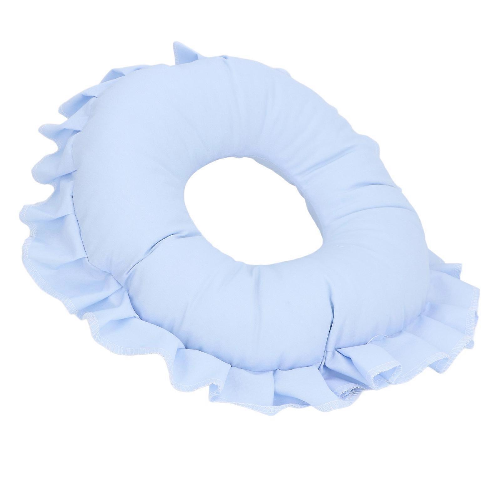 Massage Face Pillow Soft Comfortable Lightweight Round Shaped Headrest Face Cushion for Massage Bed Beauty Bed Lunch Break