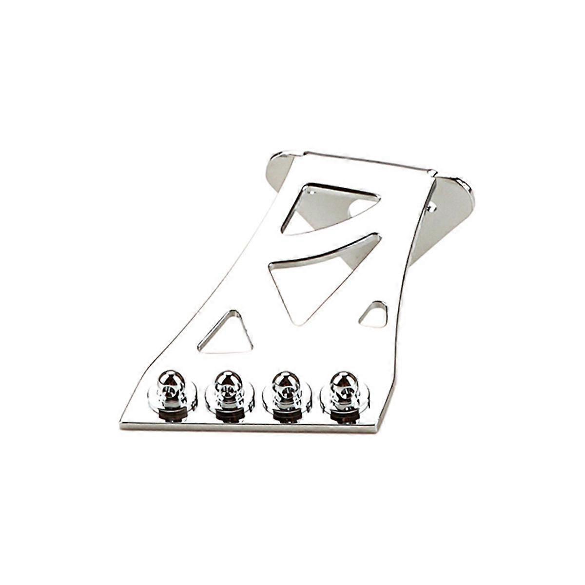 4 Strings Banjo Tailpiece for Guitar Replacement Accessory,Silver