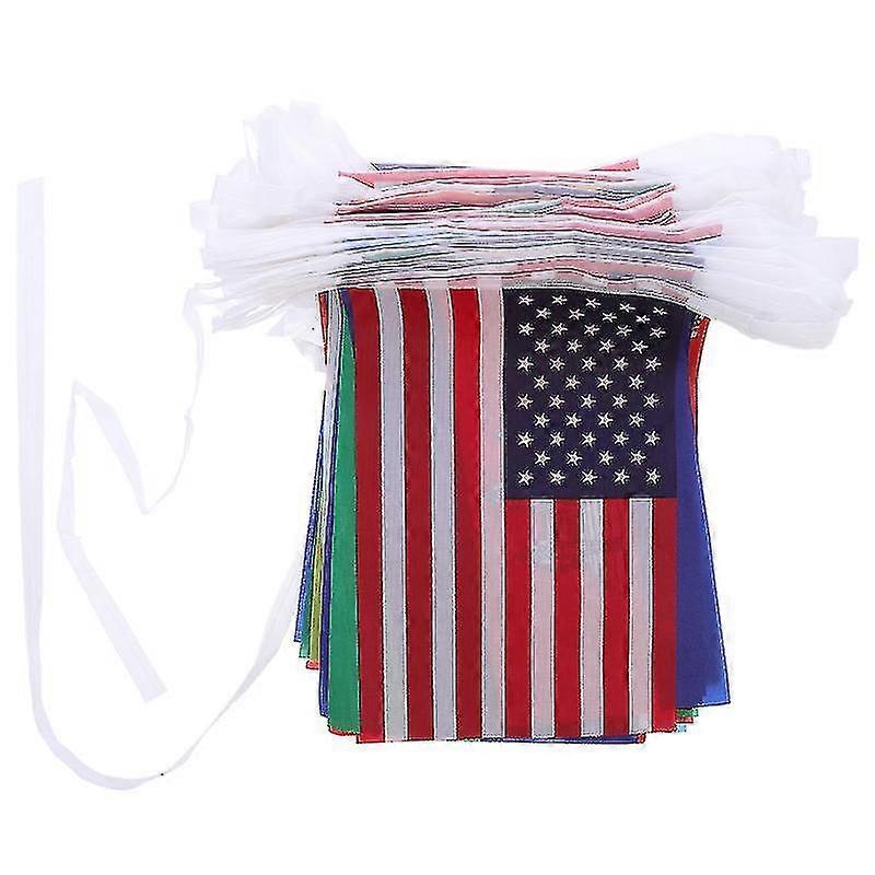 1 Set String Flags Decorative Banner Flags 100 National Flags For Party