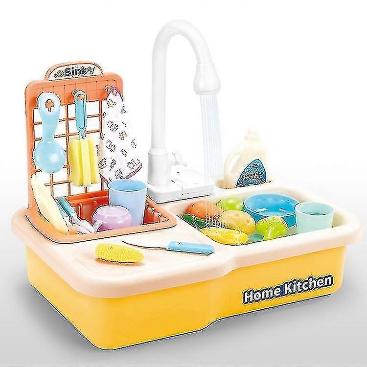 s電気サーキュラット食器洗いテーブル洗面器玩具キット食器プレイ洗浄プールセット