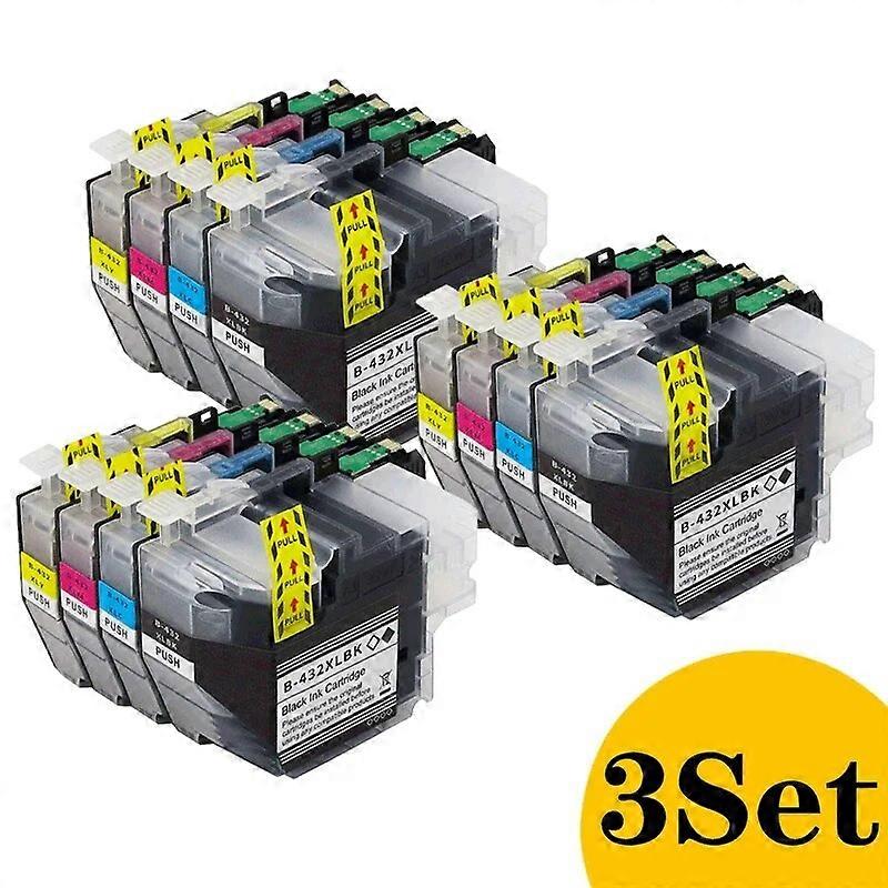 LC432 LC432XL LC-432XL LC-432 συμβατό δοχείο μελανιού Inkjet για τον αδελφό MFC-J5340DW J5740DW J6540DW MFC-J6940DW J6740DW