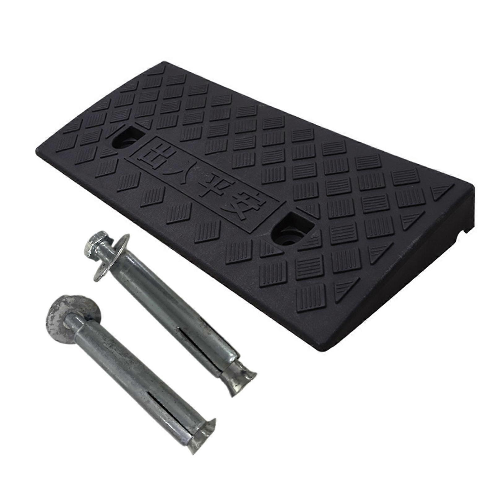 Car Access Ramp for Triangle Pad Speed Reducer Durable Threshold for Automobile Motorcycle Wheelchair Rubber Wheel Hub T