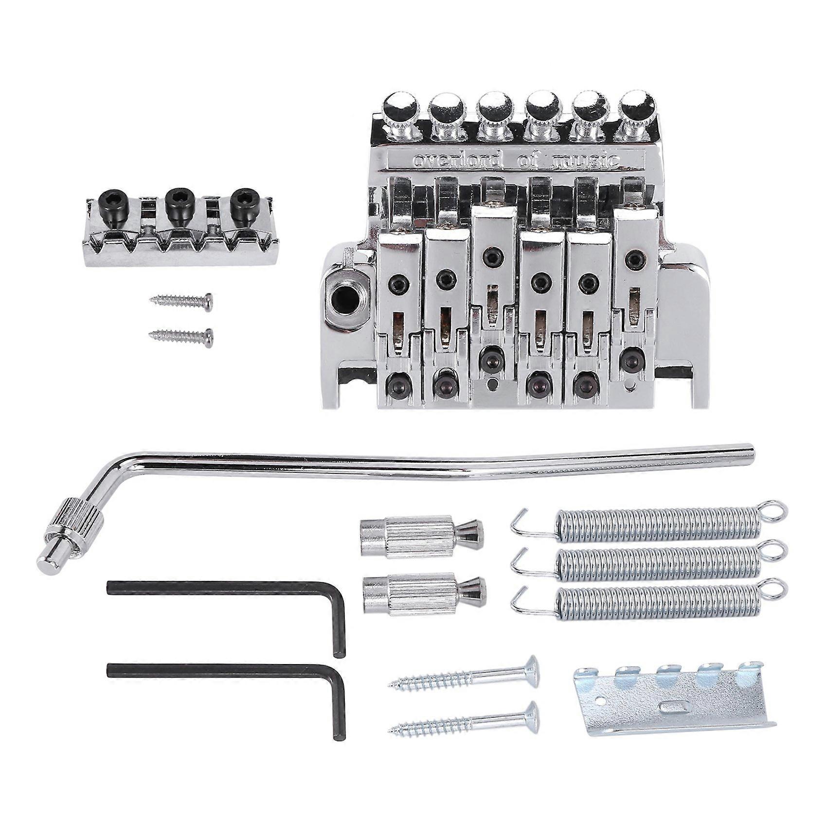 A Set of Tremolo Bridge Double Locking System Pulled Electric Guitar String Bridge Guitar Accessori